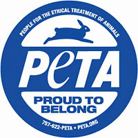 Logo de l'association PETA